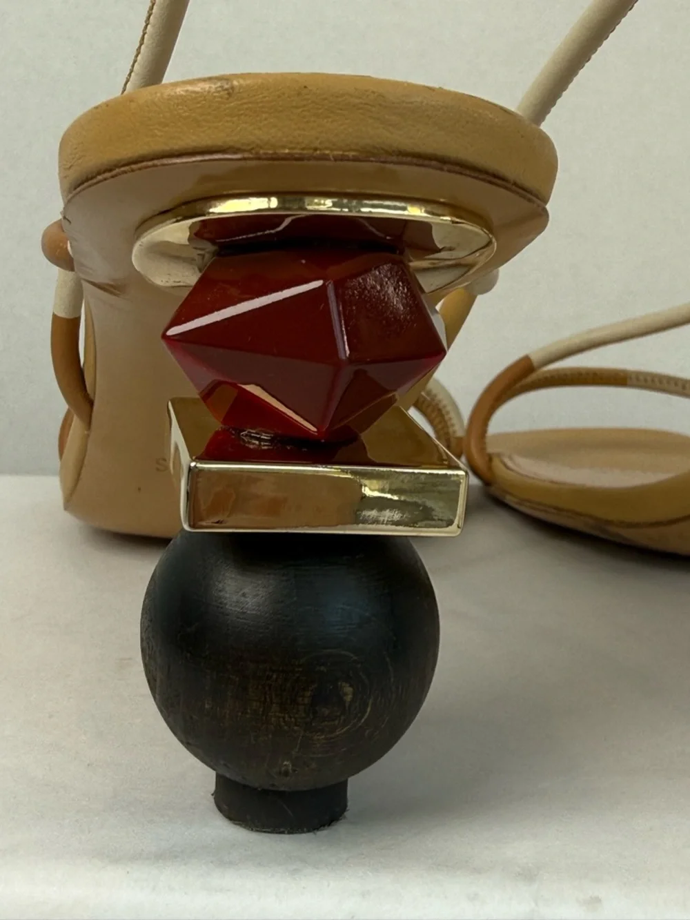 Jacquemus Les Sandales Olbia Leather Slingback Sandals Size 40 - Picture 5 of 16